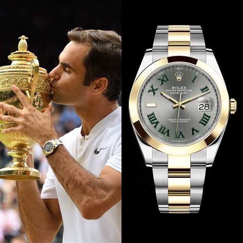 rolex wimbledon roger federer|Rolex datejust Federer.